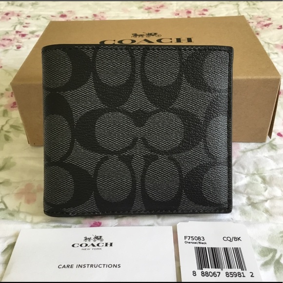 🌻Coach Men’s Wallet Double Billfold NWT. - Picture 2 of 6